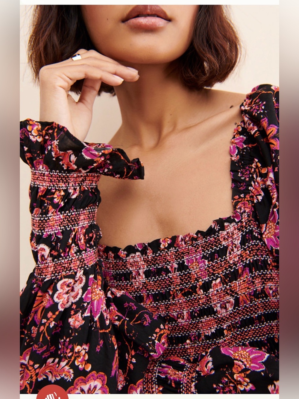 Free People Sweet Escape Maxi Dress Floral Romantic Boho Fairy , small - Picture 5 of 15